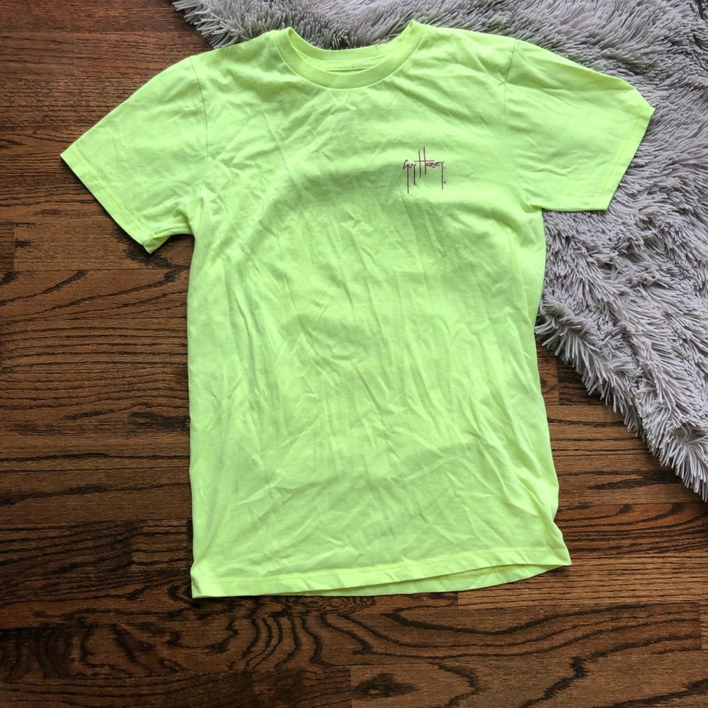 Guy Harvey Neon yellow Tee